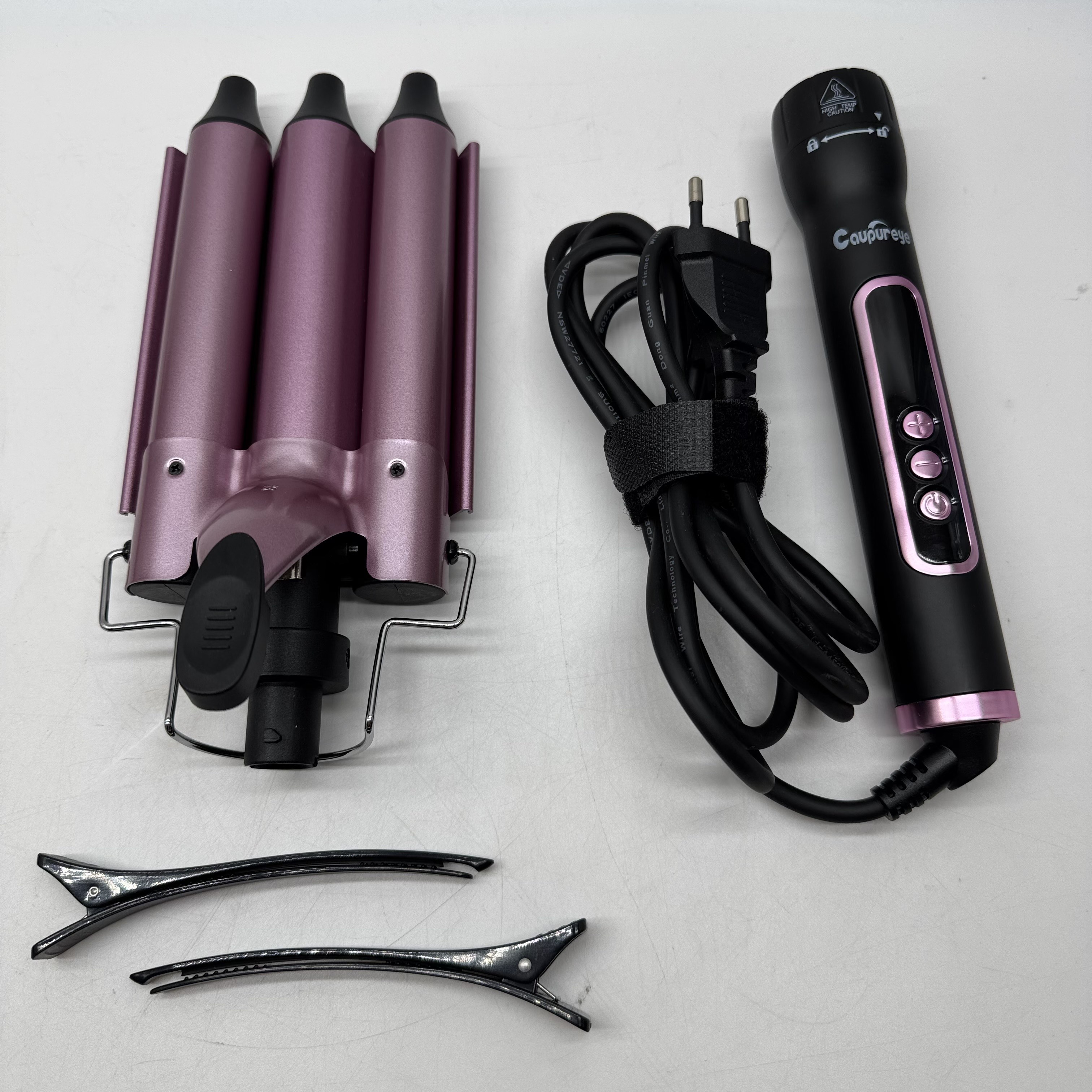 3-cylindrowa lokówka CAUPUREYE SM-C518 3 w 1 szybko nagrzewająca (6)