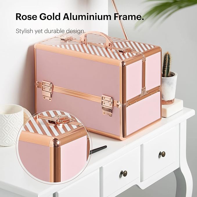 Beautify Make Up Organizer Kosmetyczka Profesjonalna Duża Zamykana (2)