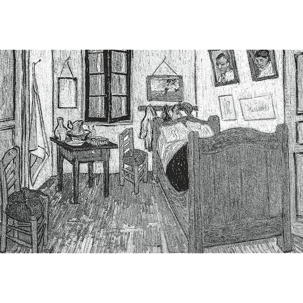  Puzzle 500 el. PuzzloRama Pokój van Gogha w Arles, Vincent van Gogh  (3)