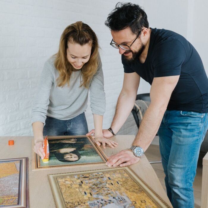 Puzzle 500 el. PuzzloRama, Mona Lisa, Leonardo da Vinci Trefl (5)