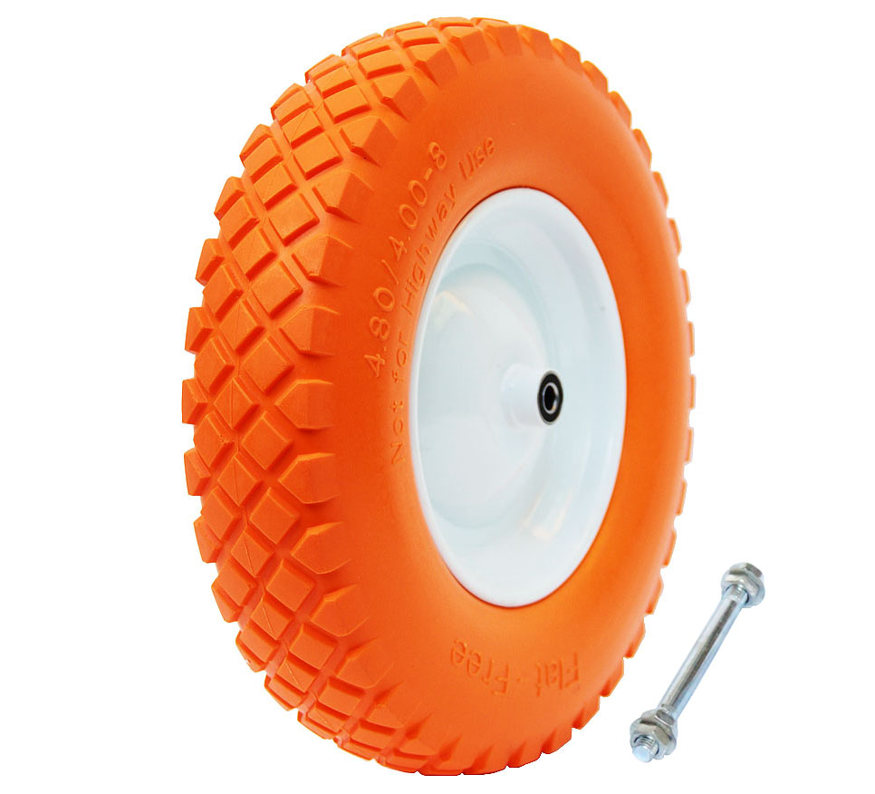 Koło 400x8 poliuretanowe fi 12mm KOSTKA Koło 400x8 poliuretanowe fi 12mm KOSTKA