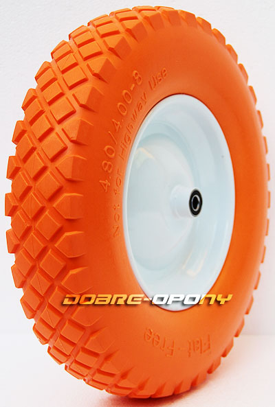 Koło 400x8 poliuretanowe fi 12mm KOSTKA (2) Koło 400x8 poliuretanowe fi 12mm KOSTKA (2)