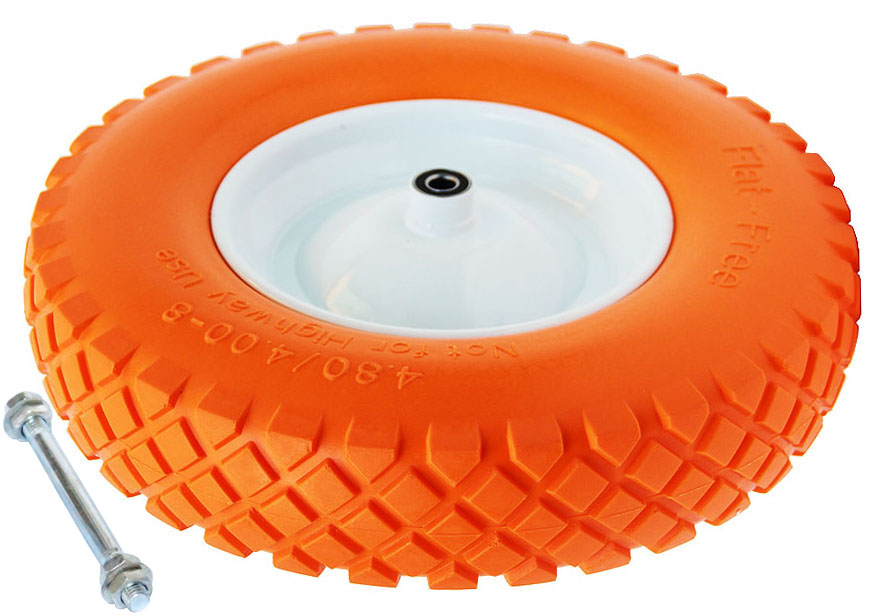 Koło 400x8 poliuretanowe fi 12mm KOSTKA (4) Koło 400x8 poliuretanowe fi 12mm KOSTKA (4)