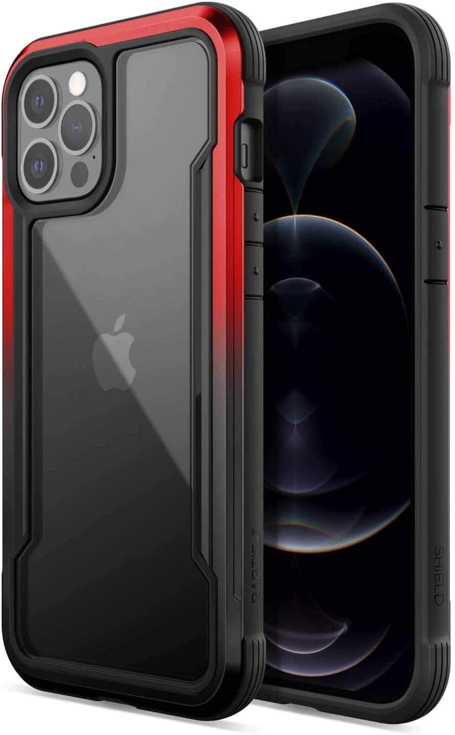 Raptic Shield Etui Aluminiowe do iPhone 12 Pro Max (Drop Test 3m) (Black & Red Gradient) Raptic Shield Etui Aluminiowe do iPhone 12 Pro Max (Drop Test 3m) (Black & Red Gradient)