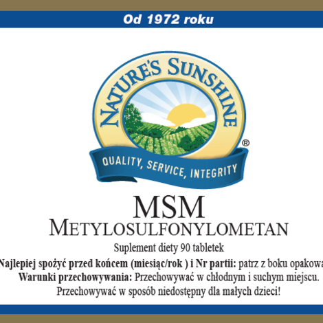 MSM- Metylosulfonylometan (90 tabl.) (2)