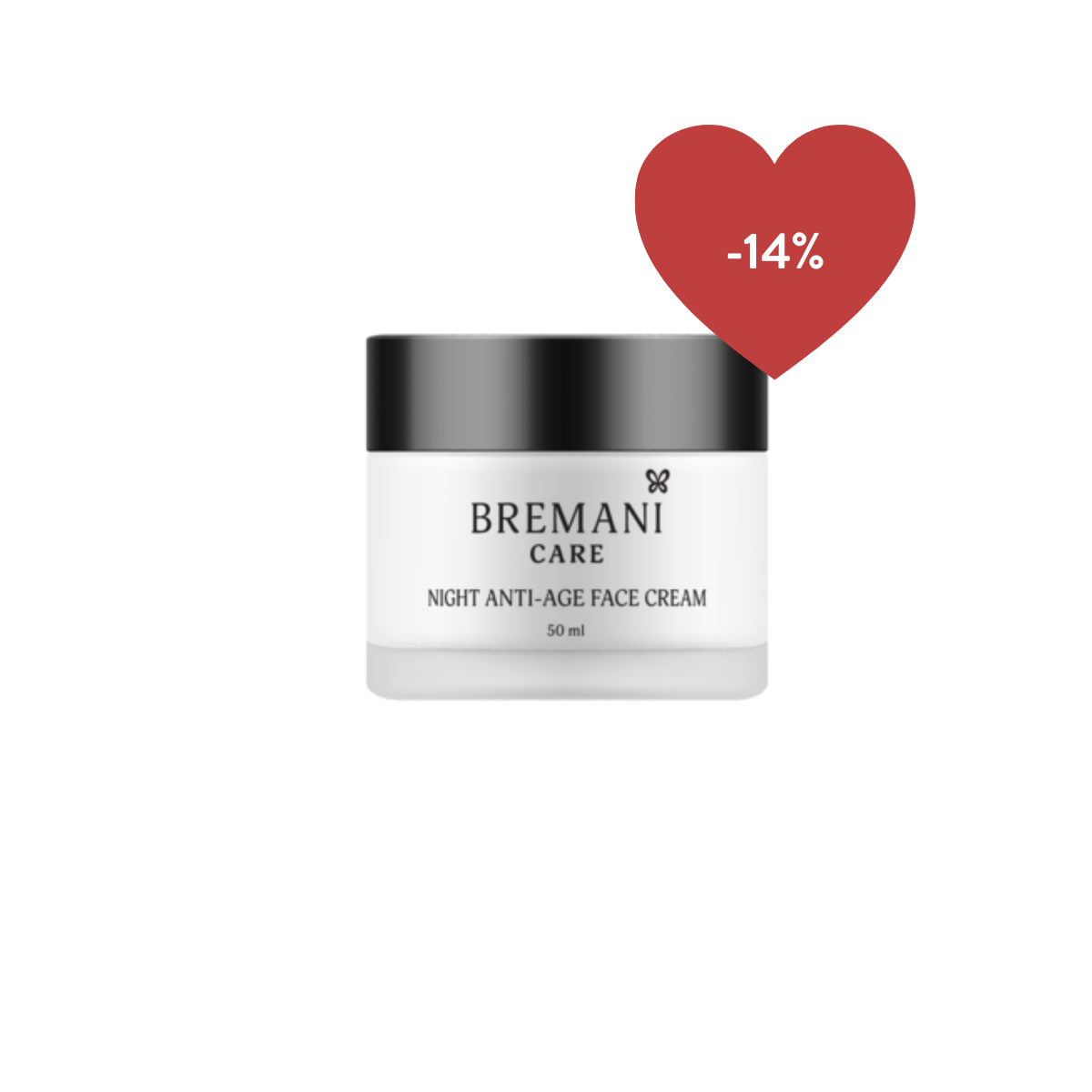 Stiprus Naktinis Veido Kremas Nuo Raukšlių 40+ (50 ml)