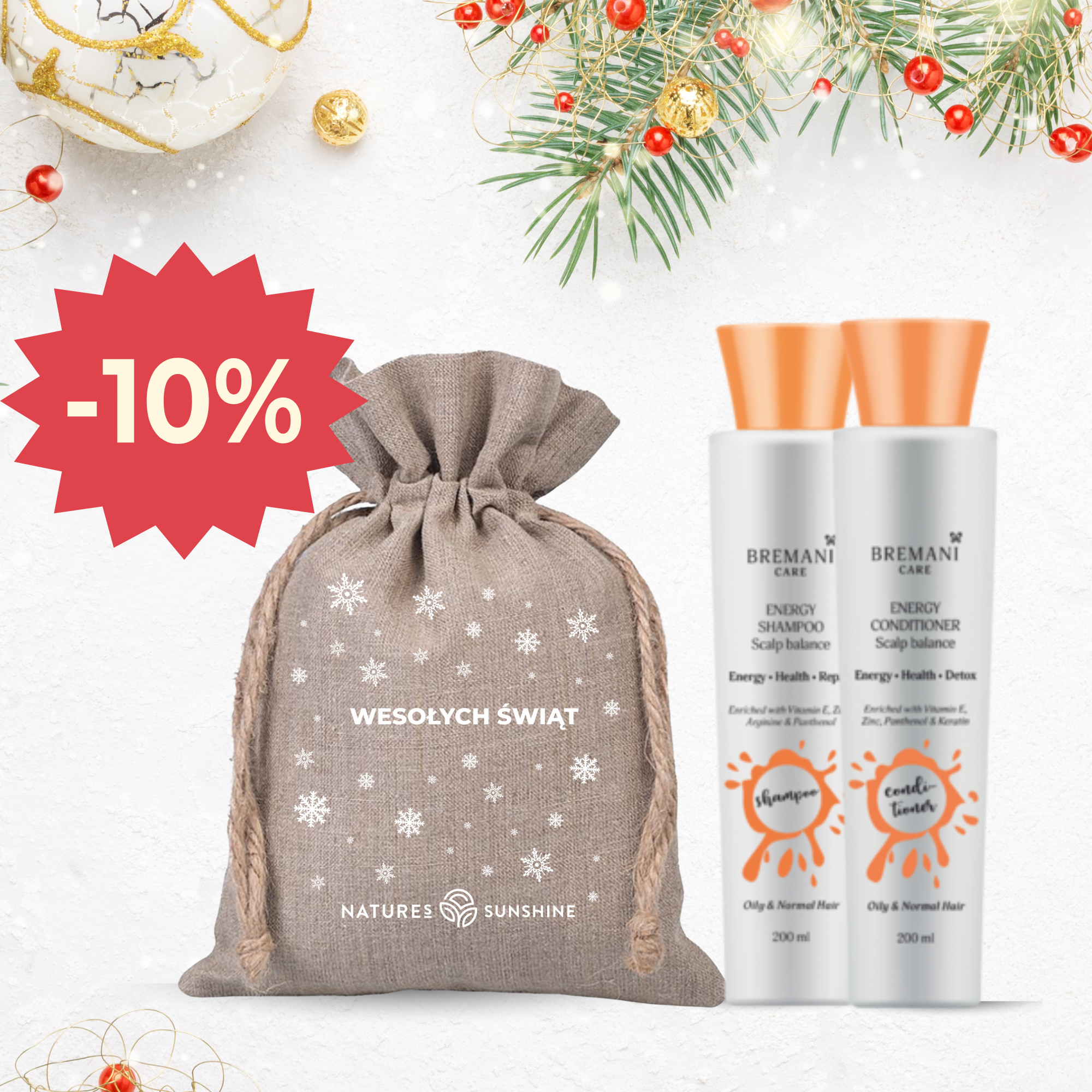 Bremani Weihnachtsset: Shampoo und Spülung (1)