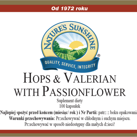 Hops and Valerian with Passionflower (100 kaps.) (2)