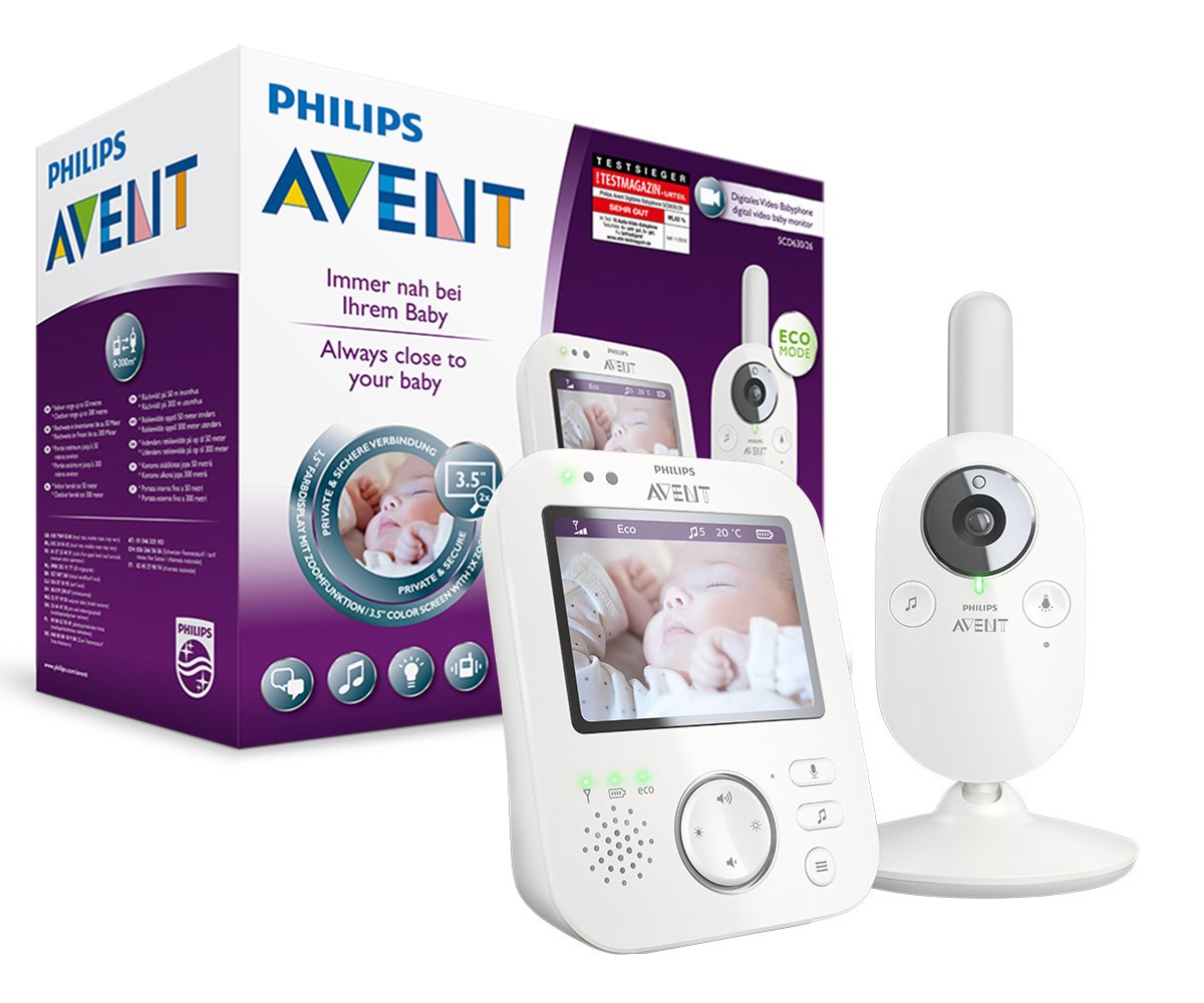 Philips Avent SCD630/26 wideo niania cyfrowa Philips Avent SCD630/26 wideo niania cyfrowa