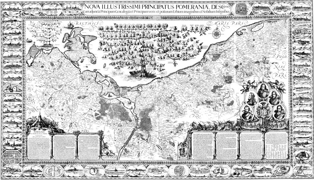 Wielka Mapa Księstwa Pomorskiego (niem. Lubinsche Karte lub Große Lubinsche Karte) 