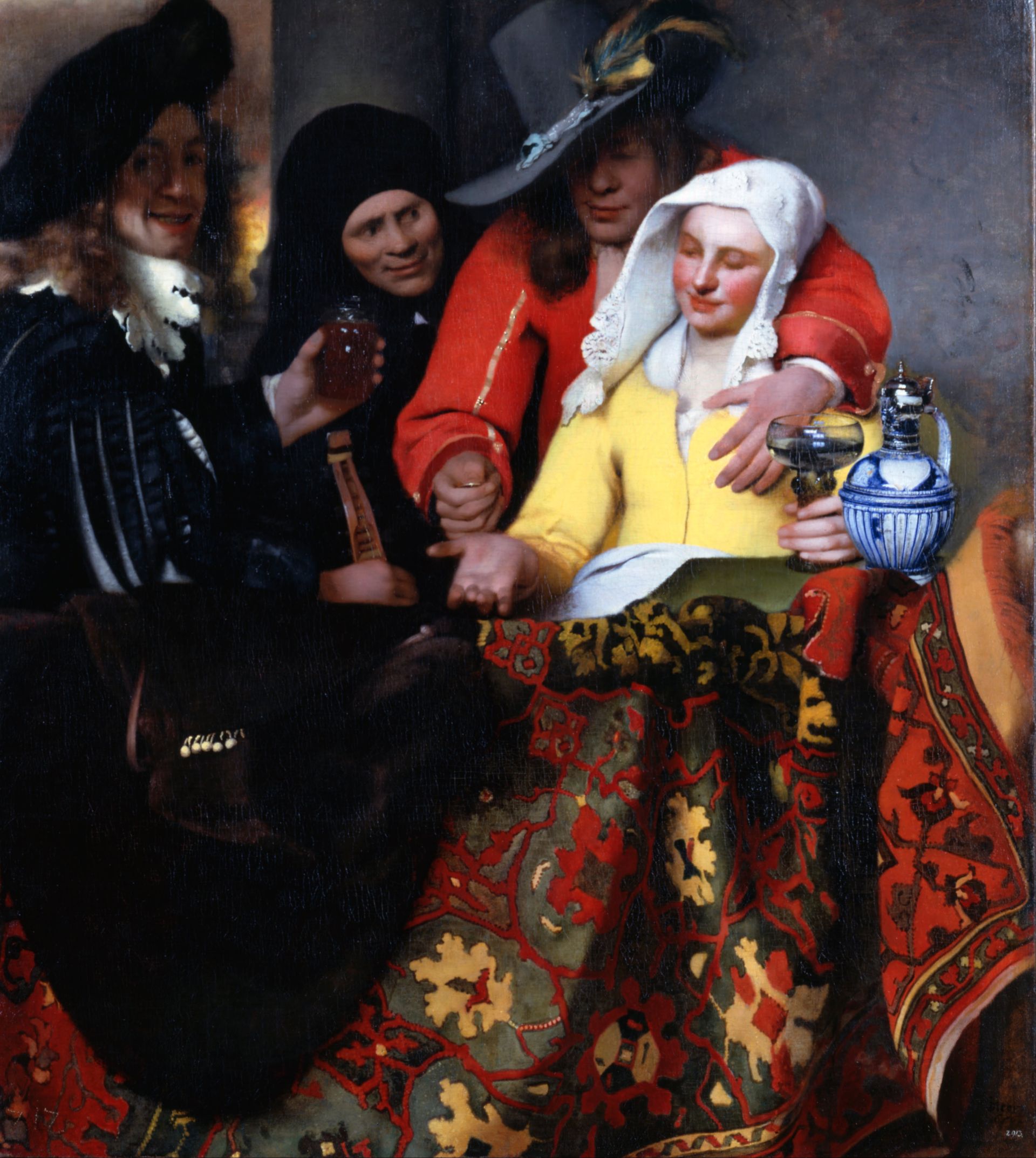Johannes Vermeer - U stręczycielki