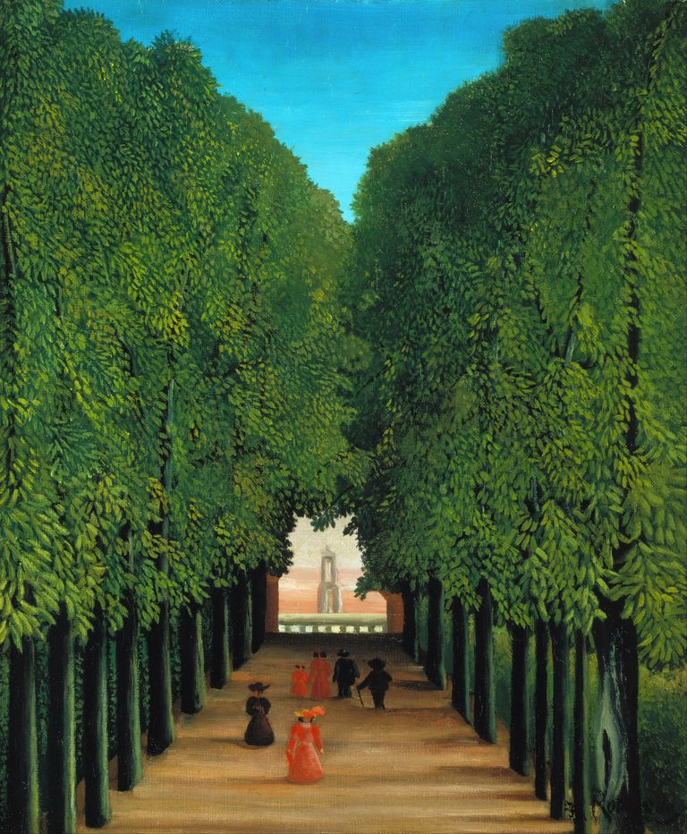 Henri Rousseau - Aleja w parku w Saint Cloud