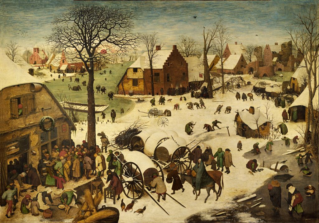 P. Bruegel - Spis ludności w Betlejem (1566)
