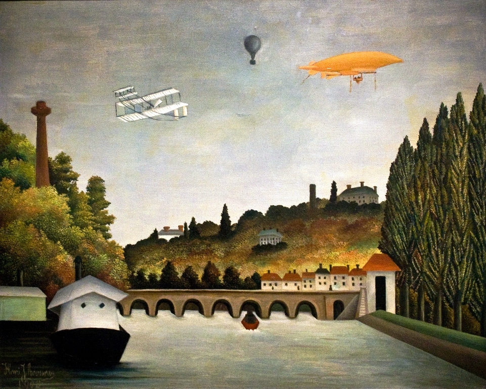 Henri Rousseau - widok mostu w Sevres