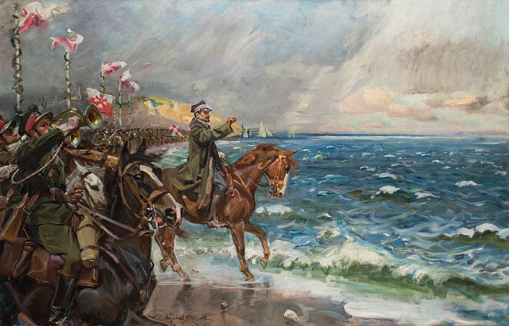 Wojciech Kossak - Zaślubiny Polski z morzem
