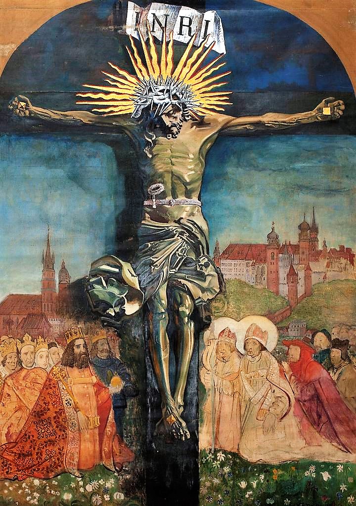 Leon Wyczółkowski - Chrystus na krzyżu 