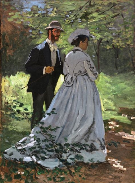 Claude Monet - Bazille and Camille (Study for Déjeuner sur l'Herbe)