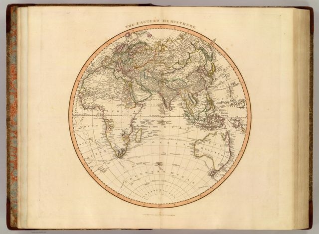 1801r. - The Eastern Hemisphere (Półkula Wschodnia) 