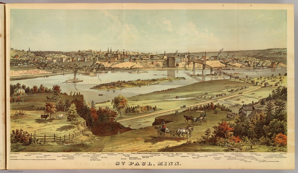 1874r. - St. Paul w stanie Minnesota
