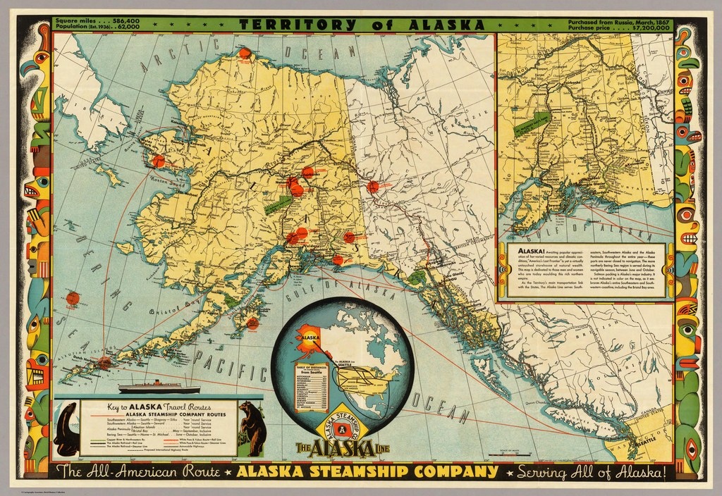 1936r. - Alaska - Żegluga Morska