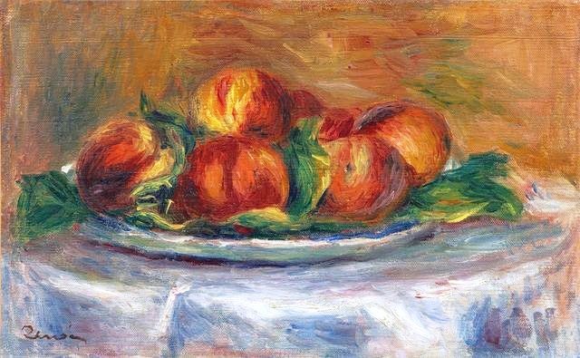 Auguste Renoir - Brzoskwinie na talerzu (Peaches on a Plate)