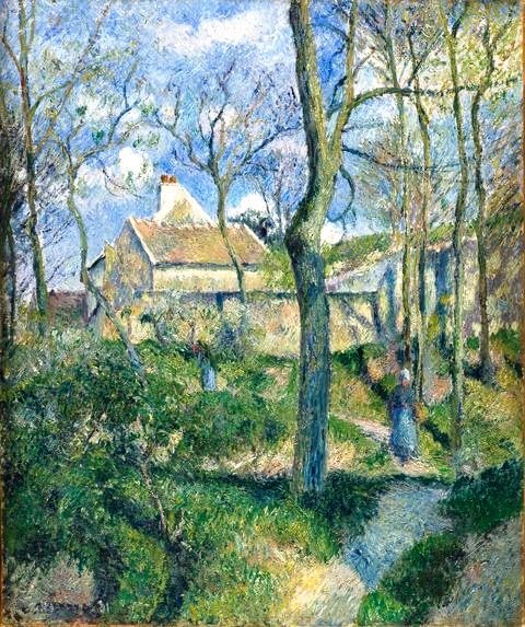 Camille Pissarro - Droga do The Old Maid, Pontoise (The Path to Les Pouilleux, Pontoise)