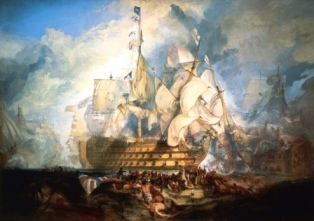 W. Turner - Bitwa pod Trafalgarem