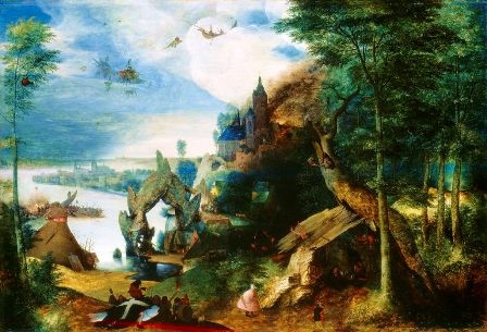 P. Bruegel - Kuszenie świętego Antoniego