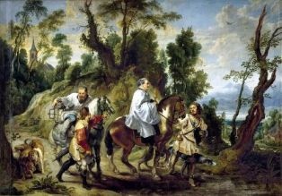 P. Rubens - Poświęcenie Rodolfa I Habsburg