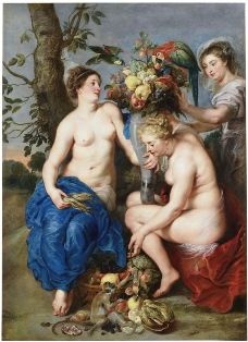 P. Rubens -  Ceres i dwie nimfy