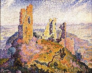 Paul Signac - Ruiny w Grimaud, Saint-Tropez