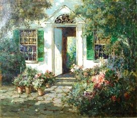 Abbott Fuller Graves - Drzwi do ogrodu 