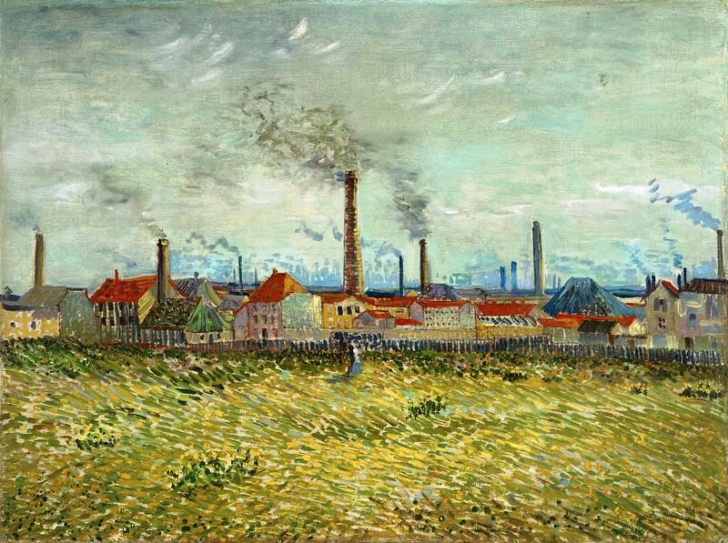 Vincent van Gogh - Fabryki w Clichy