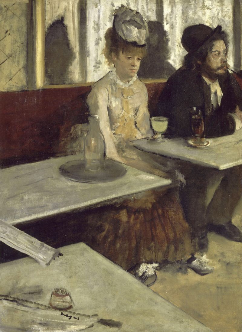 Edgar Degas - W kawiarni (Absynt) 
