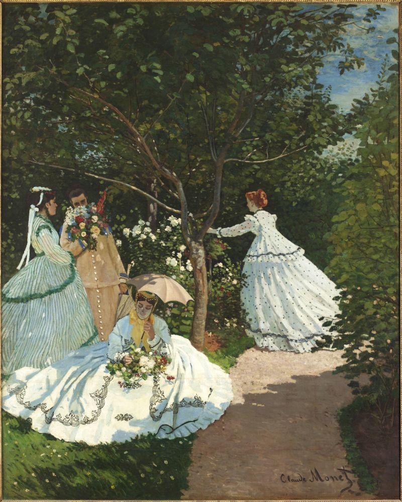 Claude Monet - Kobiety w ogrodzie III
