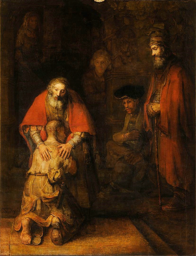 Rembrandt van Rĳn - Powrót syna marnotrawnego