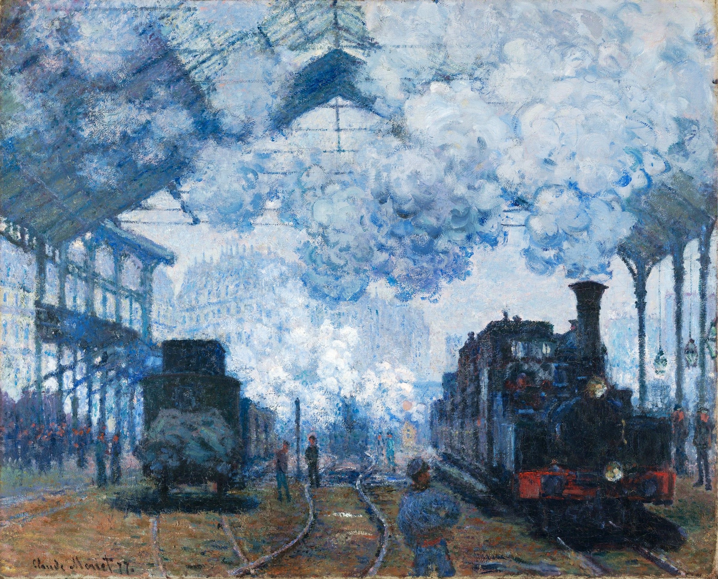 Claude Monet - Dworzec St-Lazare II