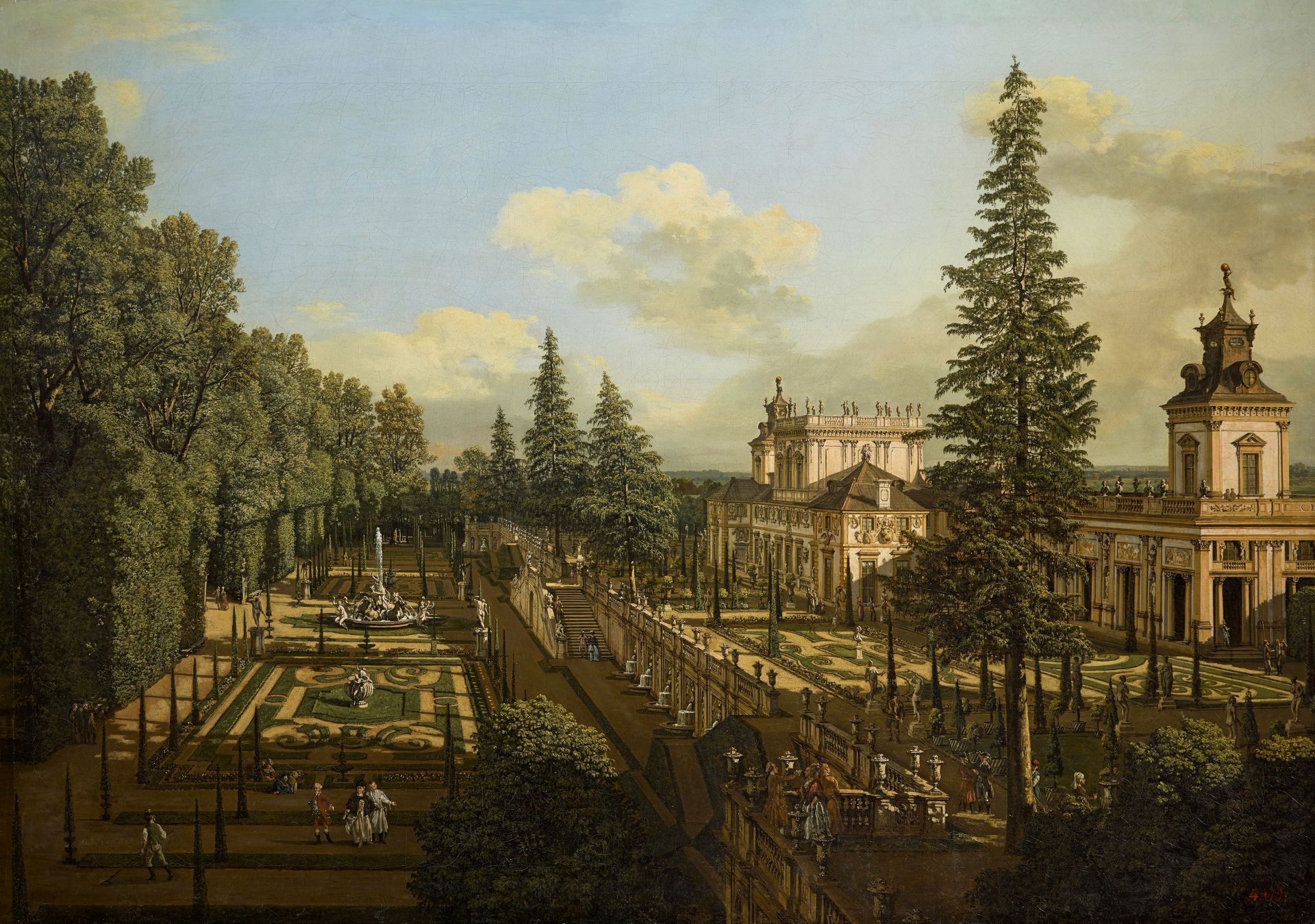 Canaletto - Pałac w Wilanowie