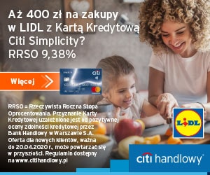 citi - karta kredytowa z bonem do Decathlon