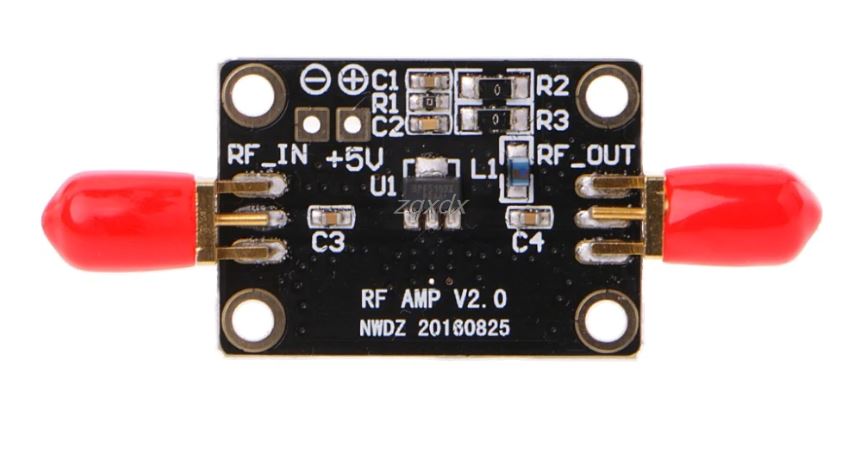 Wzmacniacz LNA RF FM VHF UHF NWDZ 20160825 V2,0
