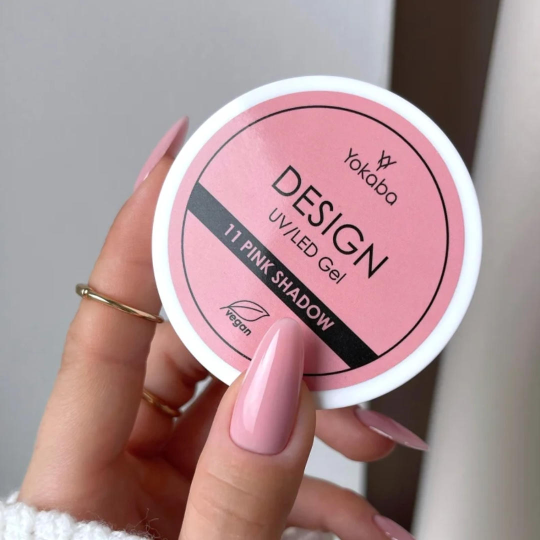 Yokaba Design Żel Budujący do paznokci 11 PINK SHADOW UV/LED 50ml (8)