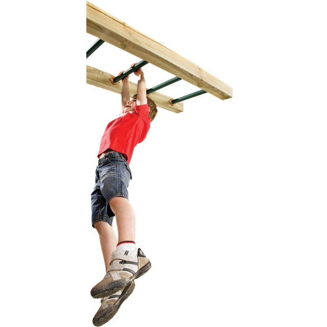 Metal Monkey Bars Kit Set of 4 with Fixings Swing Set Accessory