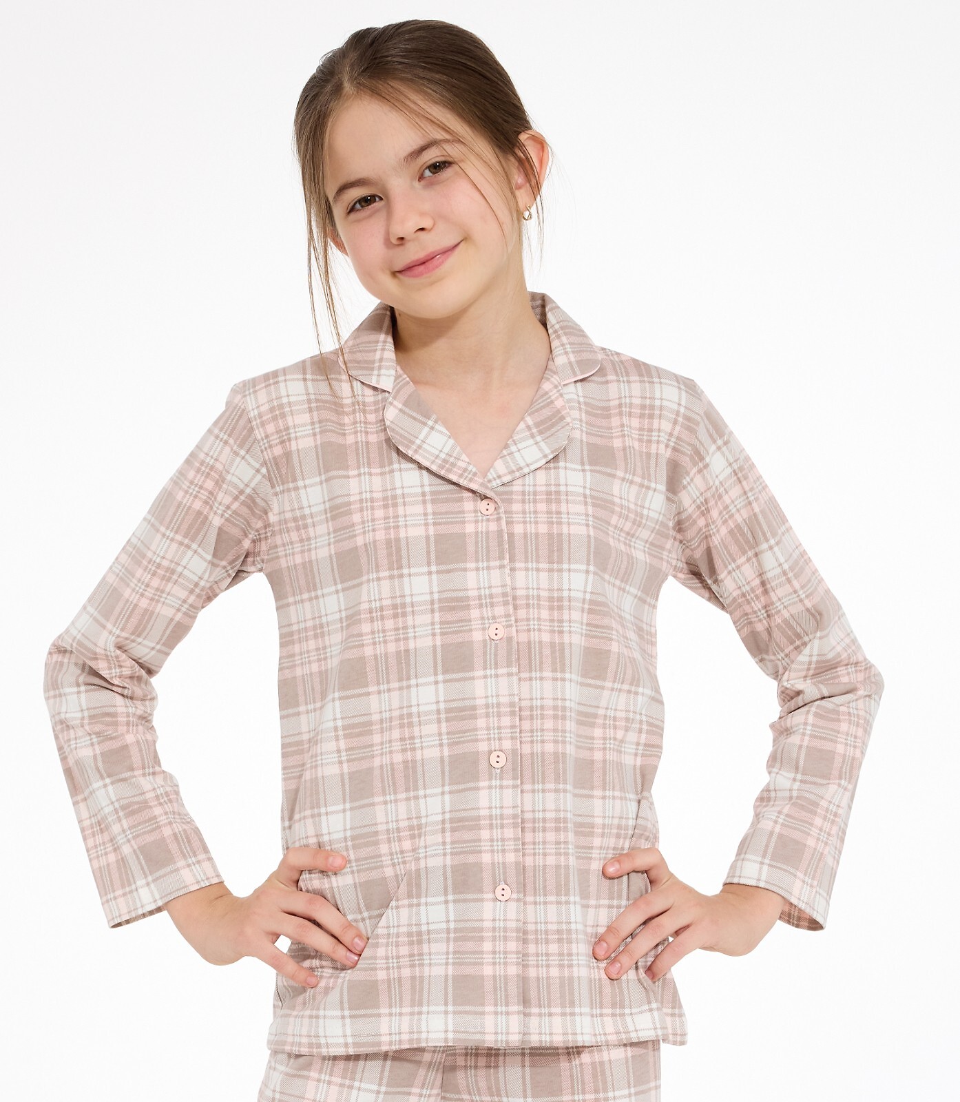 Piżama Cornette Young Girl 973/211 Giorgia dł/r 134-164 rozpinana (3)