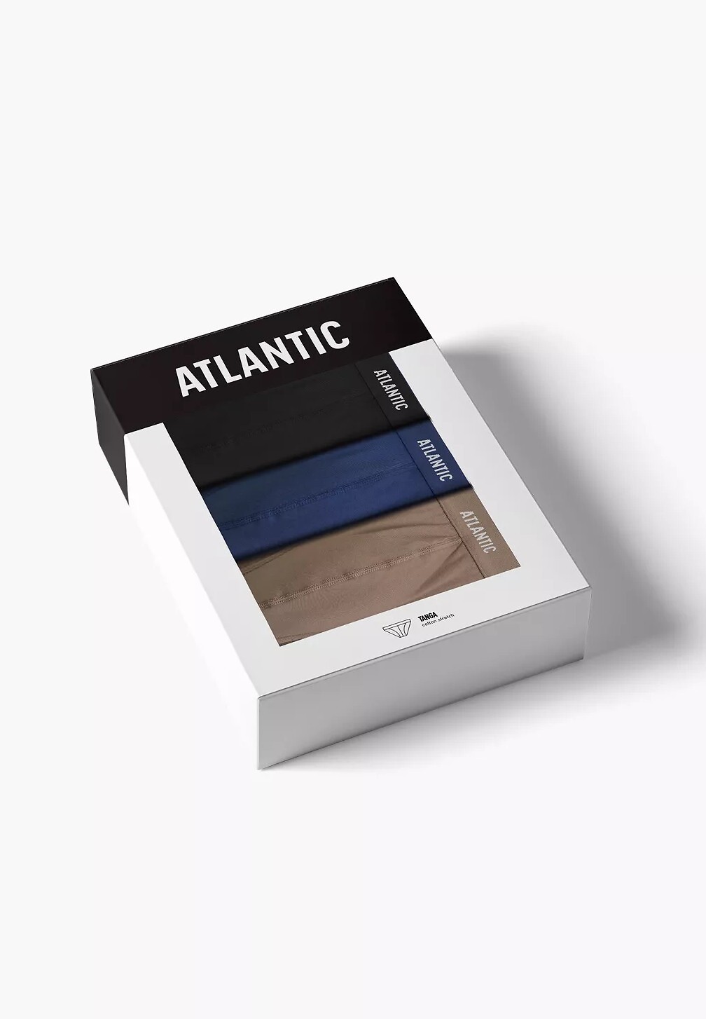 Slipy męskie Atlantic 3MP 1576 26 klasyczne bawełniane 3 pak (5)