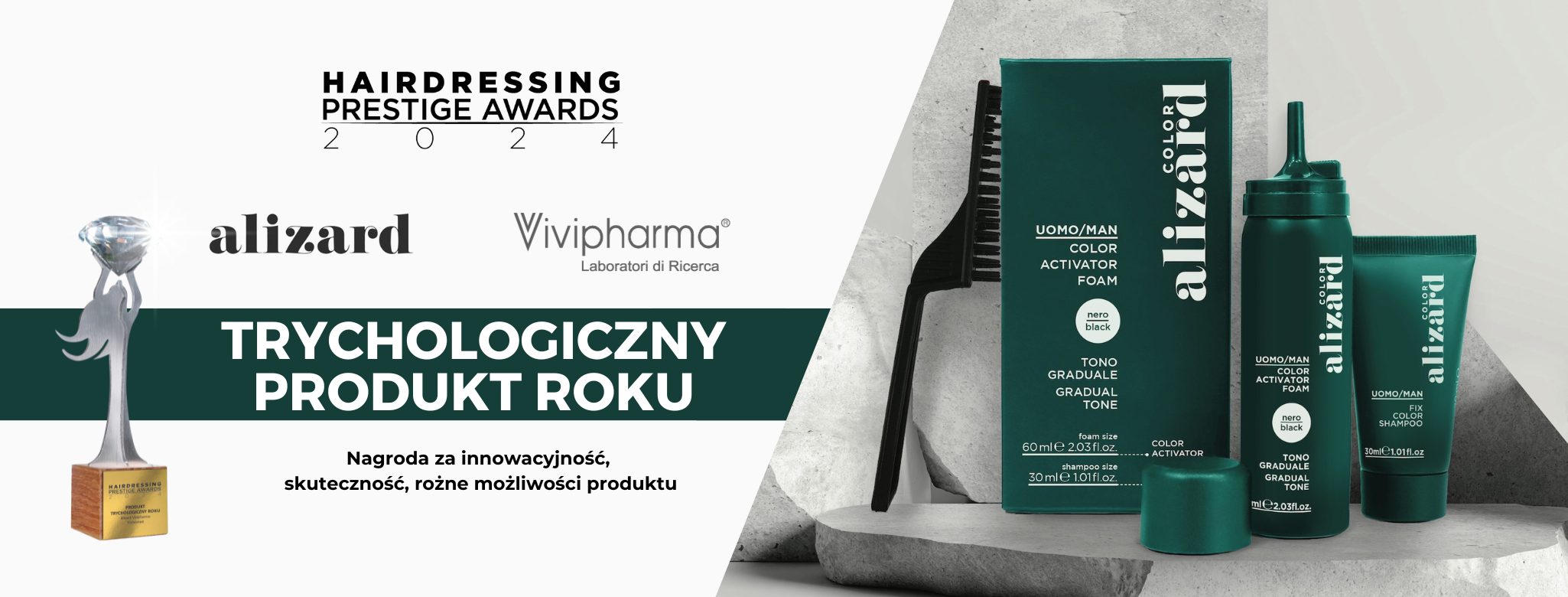 Vivipharma Alizard - Trychologiczny Produkt Roku 2024