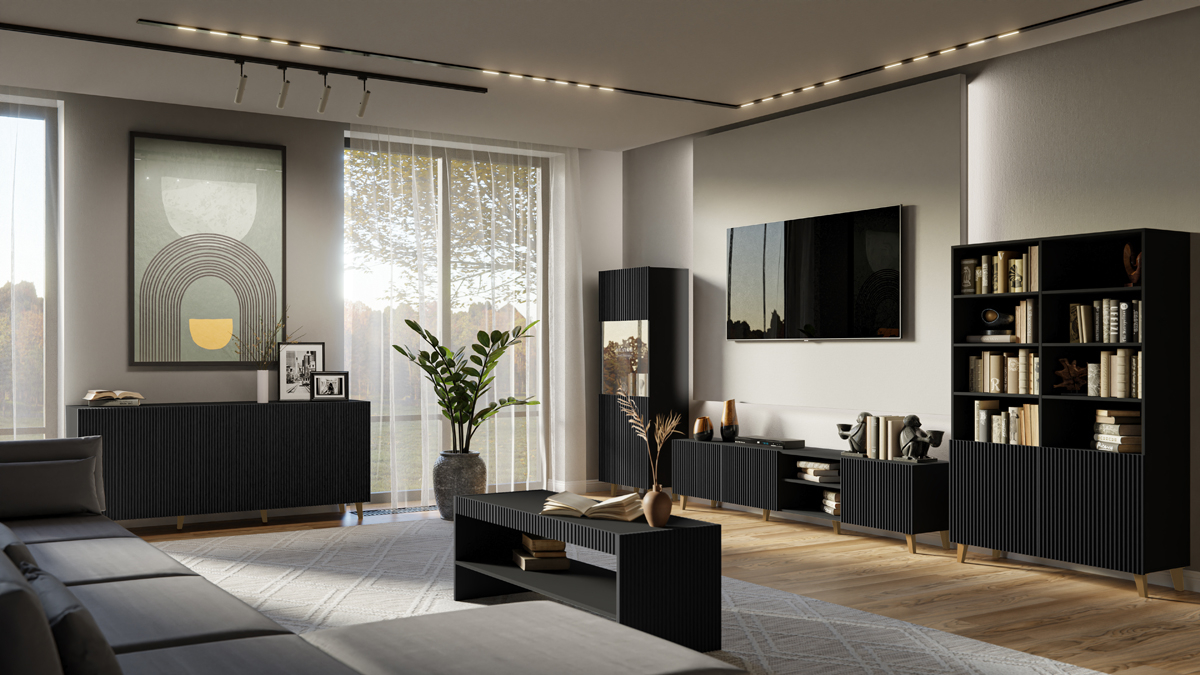 PAFOS szafa 135 czarna