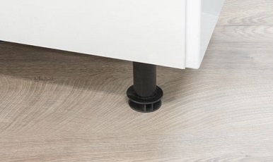 Tiffany T-18/D50S1 Szary połysk MDF szafka dolna, drzwi, szuflada, szybko