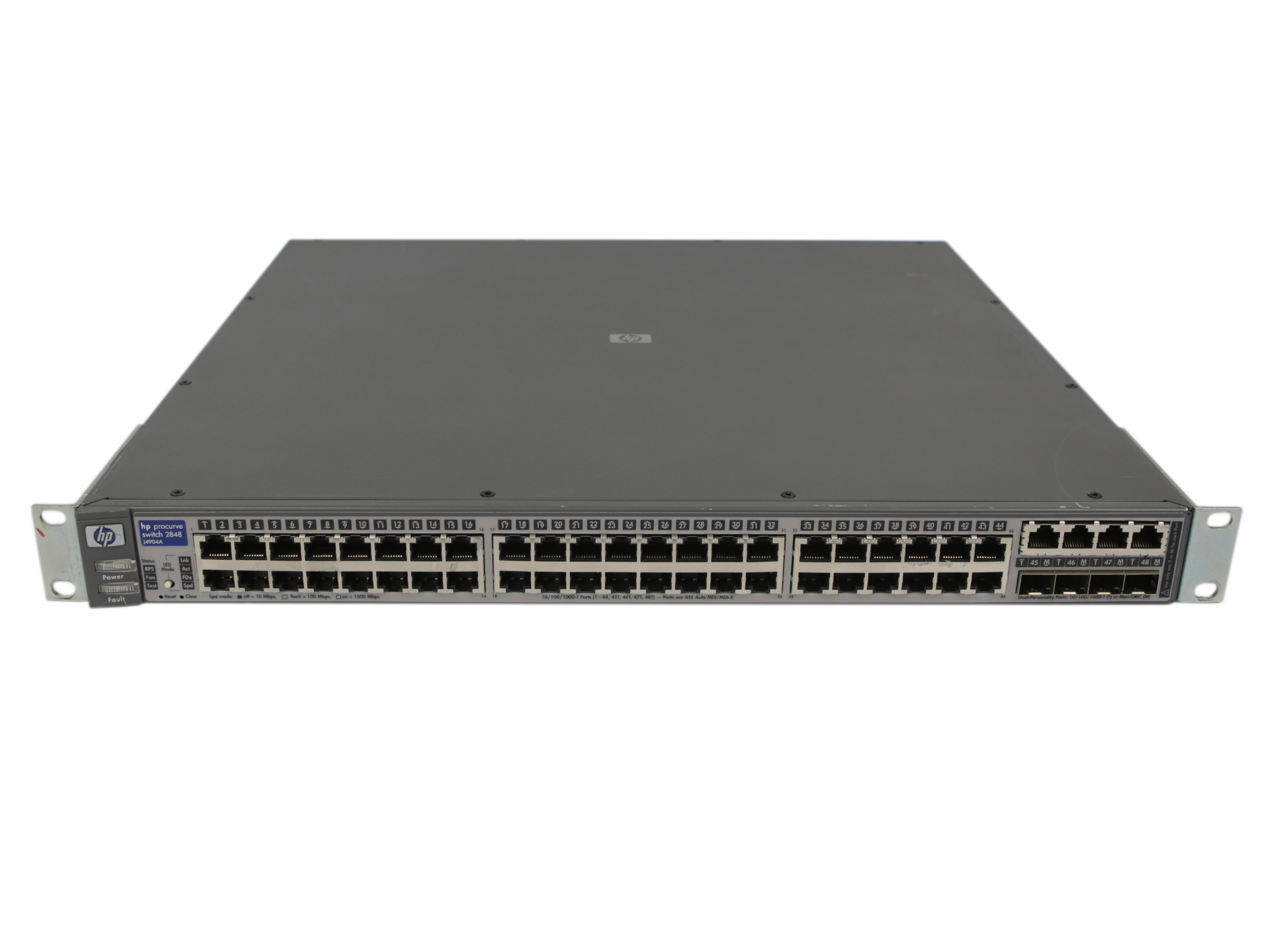 HP Switch 2848 48x 1000Mbits 4x SFP 1000Mbits Zarządzalny Uszy J4904A