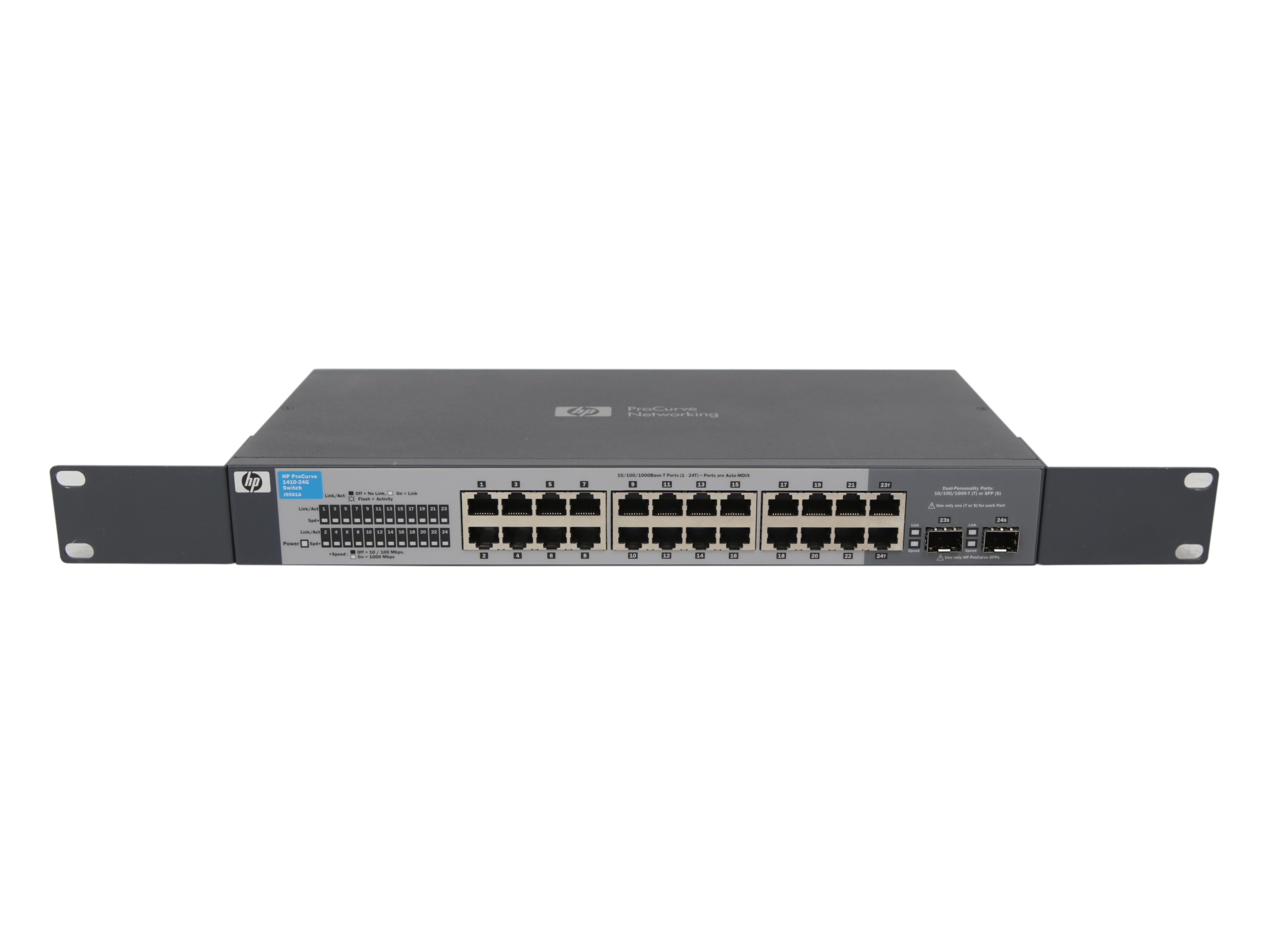 Switch HP ProCurve 1410-24G 24x 1Gbit Niezarządzalny Uszy Montażowe J9561A