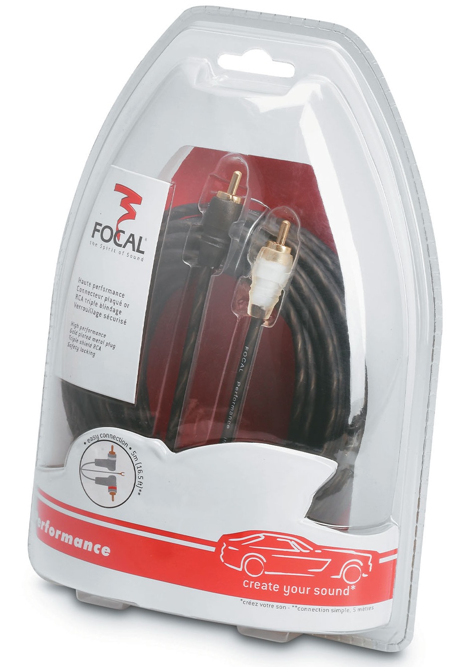 Kabel Focal PR5 przewód RCA 5m